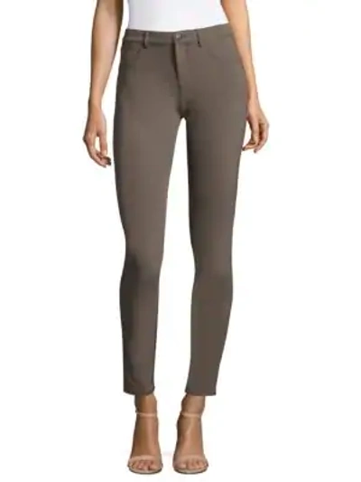 Shop Lafayette 148 Acclaimed Stretch Mercer Pant In Olive