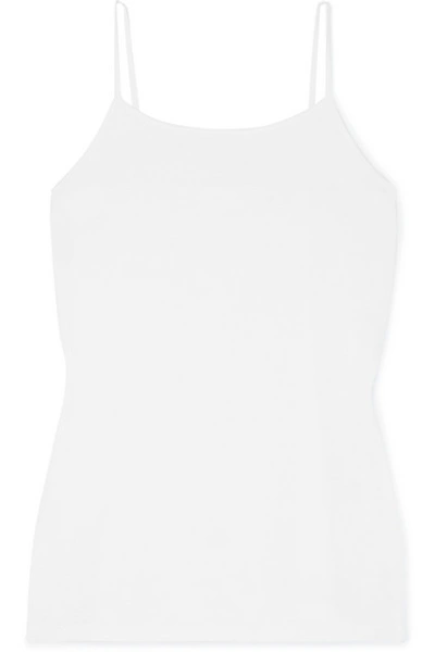 Shop Handvaerk Pima Cotton-jersey Camisole In White