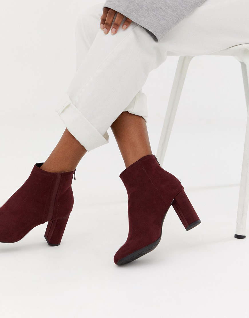 dark red chelsea boots