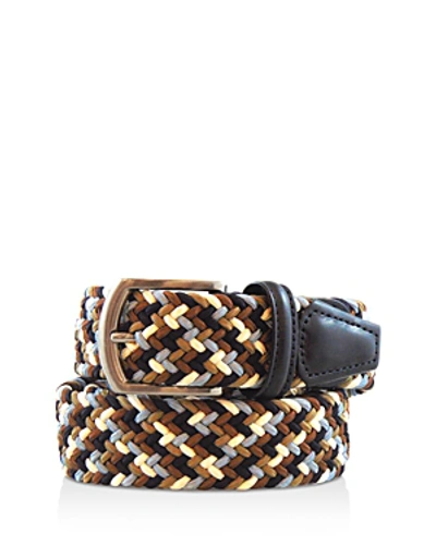 Shop Anderson's Andersons's Multicolor Stretch Belt In Brown Multi