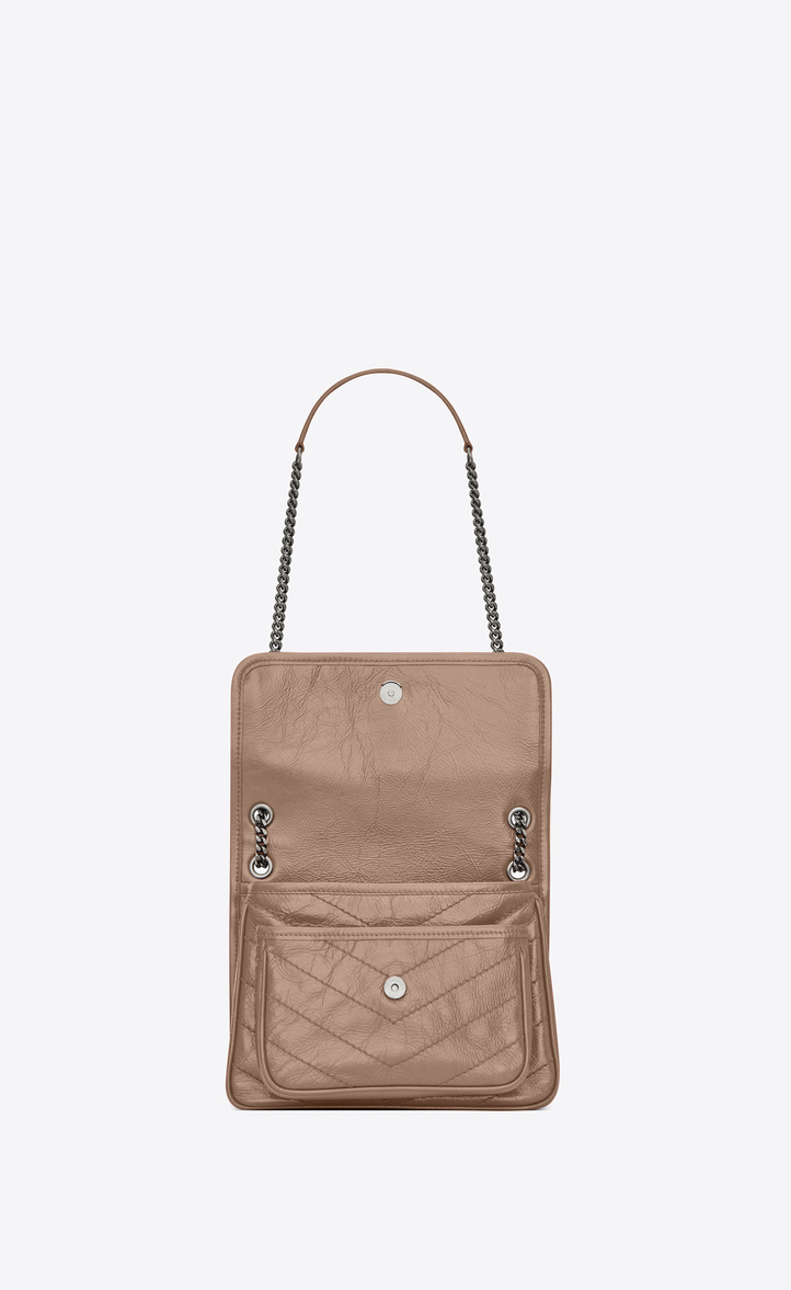 niki baby in crinkled vintage leather