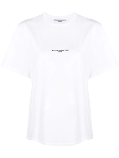 Shop Stella Mccartney Logo Print T-shirt - White
