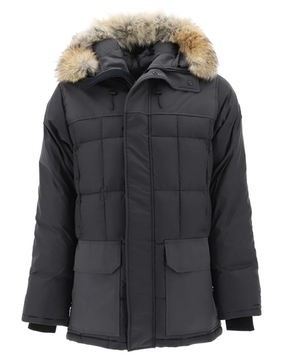 Canada goose callaghan top parka black label