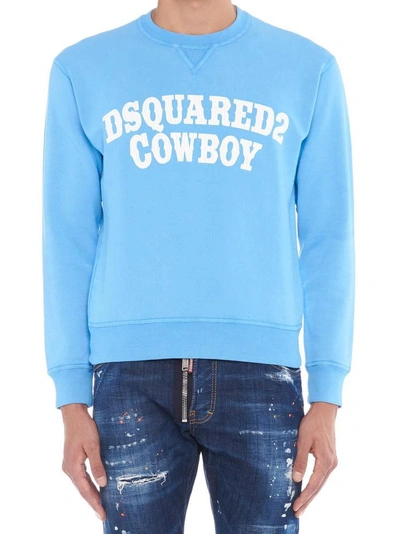 Dsquared2 'dsquared Cowboy' Sweatshirt In Light Blue | ModeSens