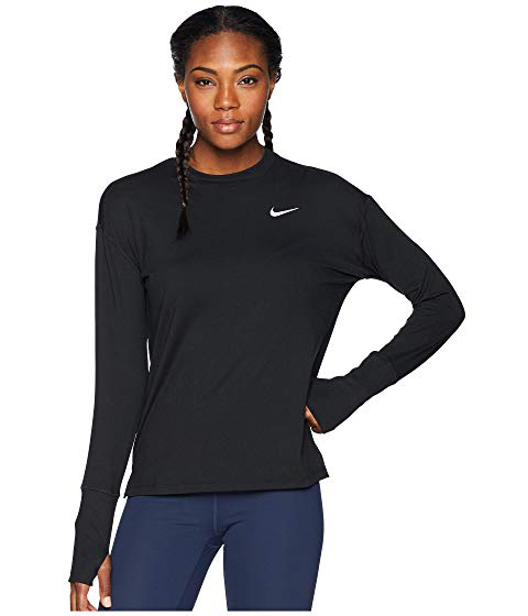 nike element crew top