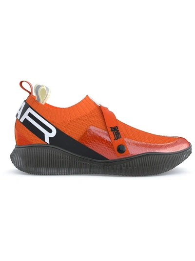 Shop Swear Crosby Sneakers In Orange/red