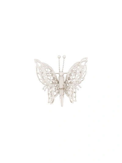 Shop Monet Vintage Butterfly Brooch - Silver
