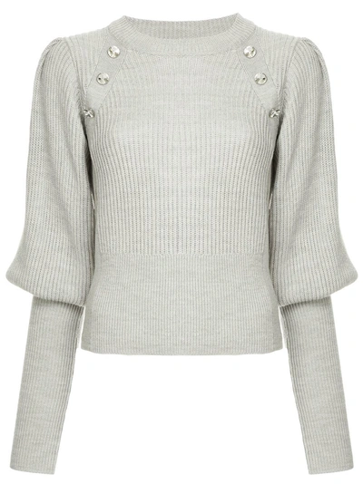 Shop Veronica Beard Jude Sweater - Light Grey