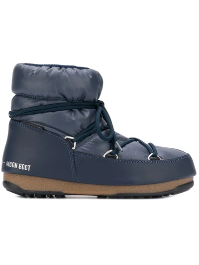 MOON BOOT ANKLE SNOW BOOTS - 蓝色