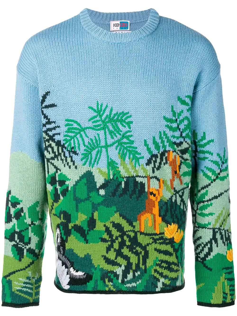 kenzo black and red jumper