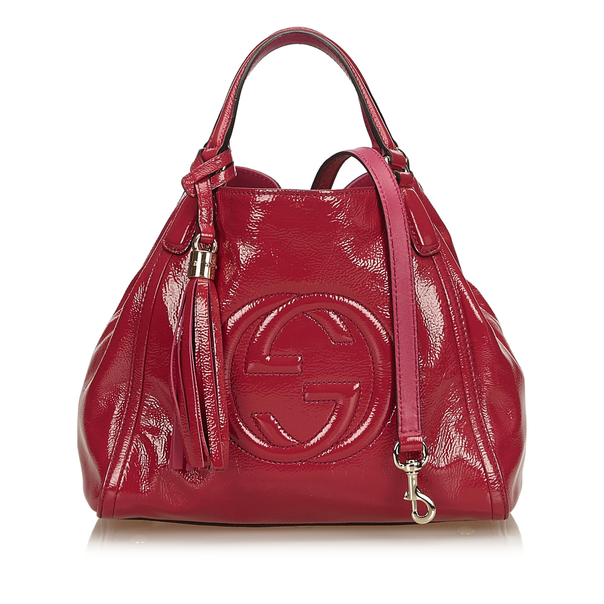 gucci soho patent leather bag