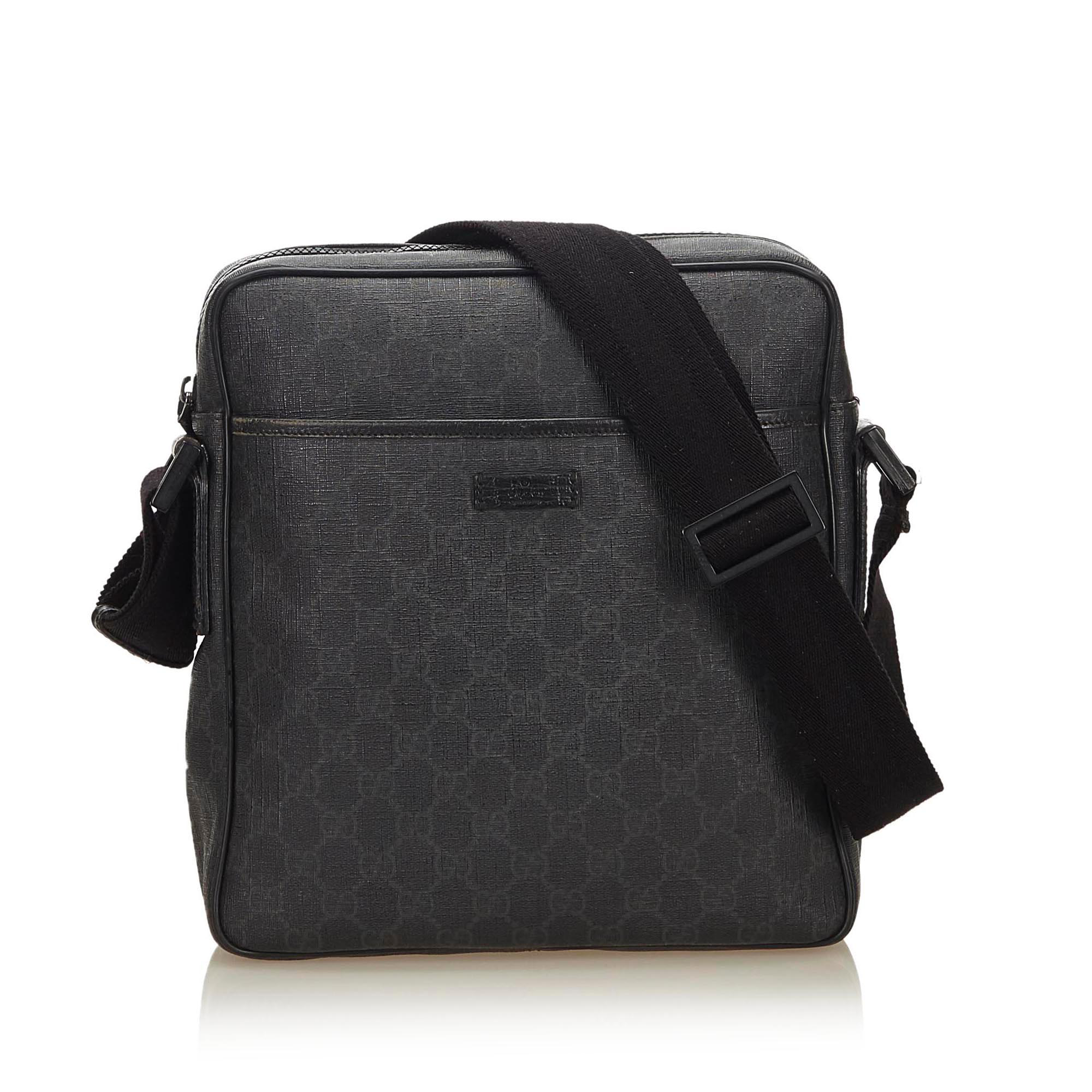 supreme black crossbody bag
