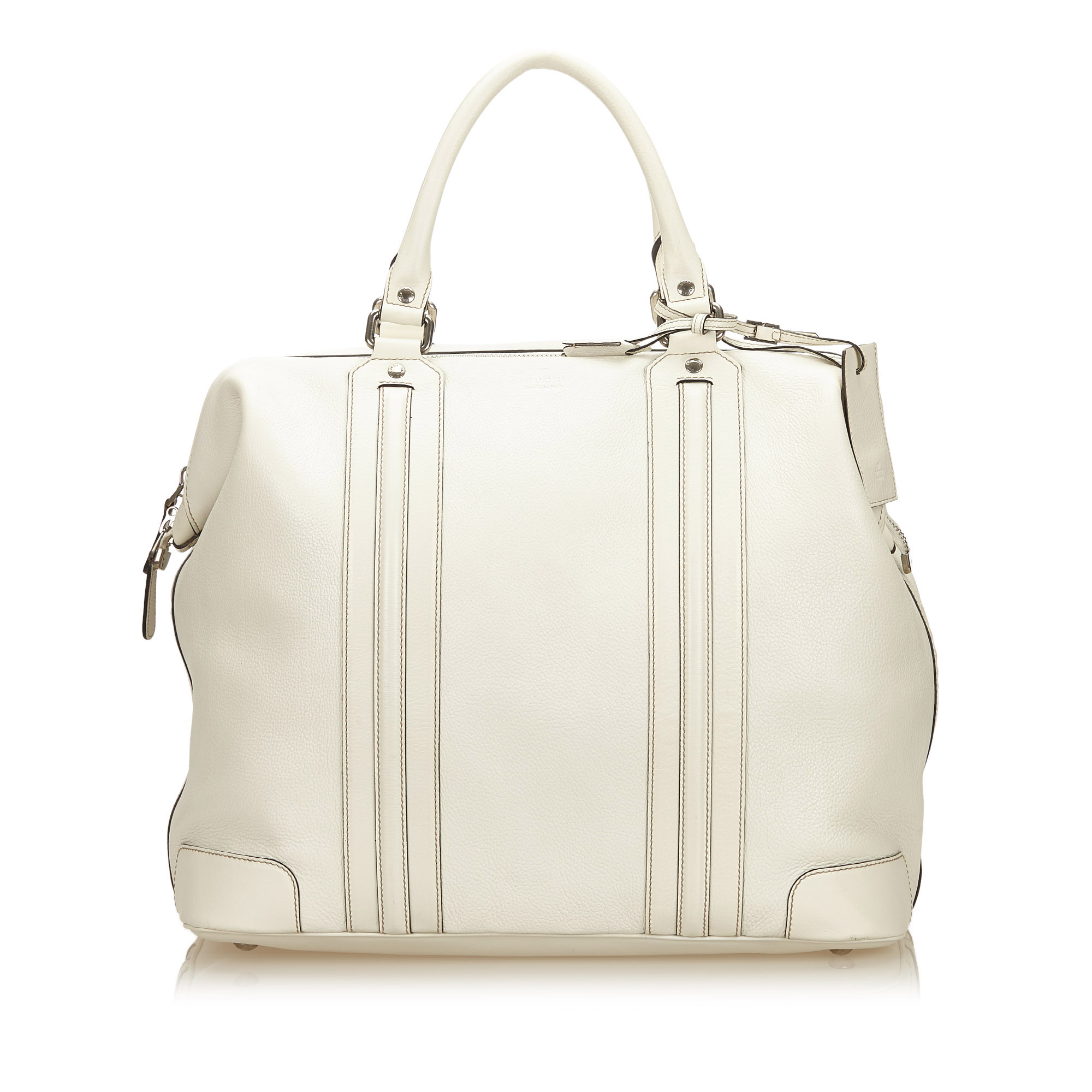 gucci leather travel bag