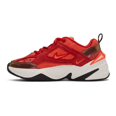 Shop Nike Red M2k Tekno Sneakers In 600 Red