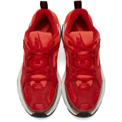 Shop Nike Red M2k Tekno Sneakers In 600 Red