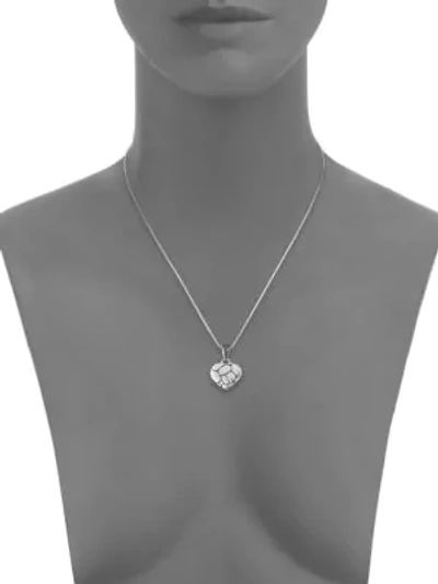 Shop John Hardy Kali Blue Topaz & Sterling Silver Lava Heart Pendant Necklace