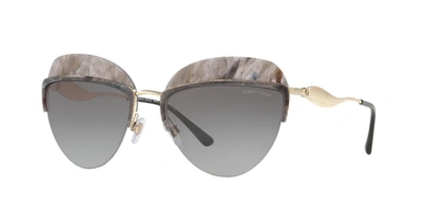 Shop Giorgio Armani Woman Sunglass Ar6061 In Grey Gradient