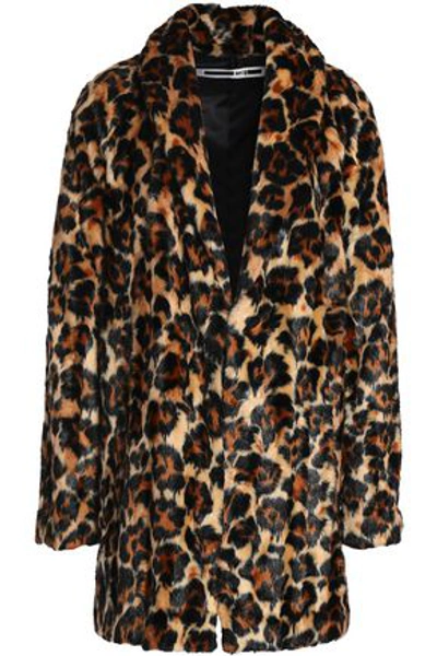Shop Mcq By Alexander Mcqueen Mcq Alexander Mcqueen Woman Leopard-print Faux Fur Coat Animal Print