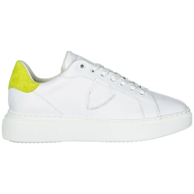 Shop Philippe Model Women's Shoes Leather Trainers Sneakers Temple In White