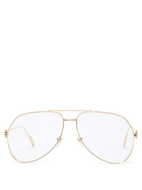 cartier gold aviator sunglasses