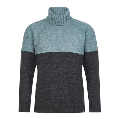 Shop Shackleton Signature Sweater - Charcoal-grey In Blue/charcoal