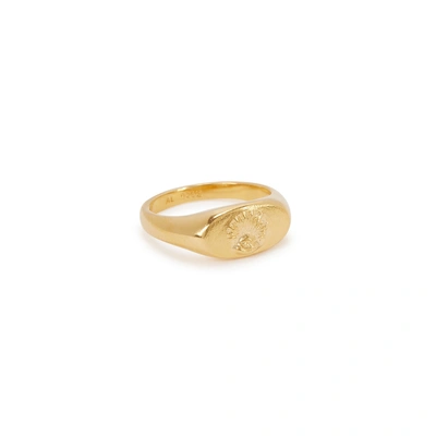 Shop Anni Lu Love Seeks 18ct Gold-plated Ring