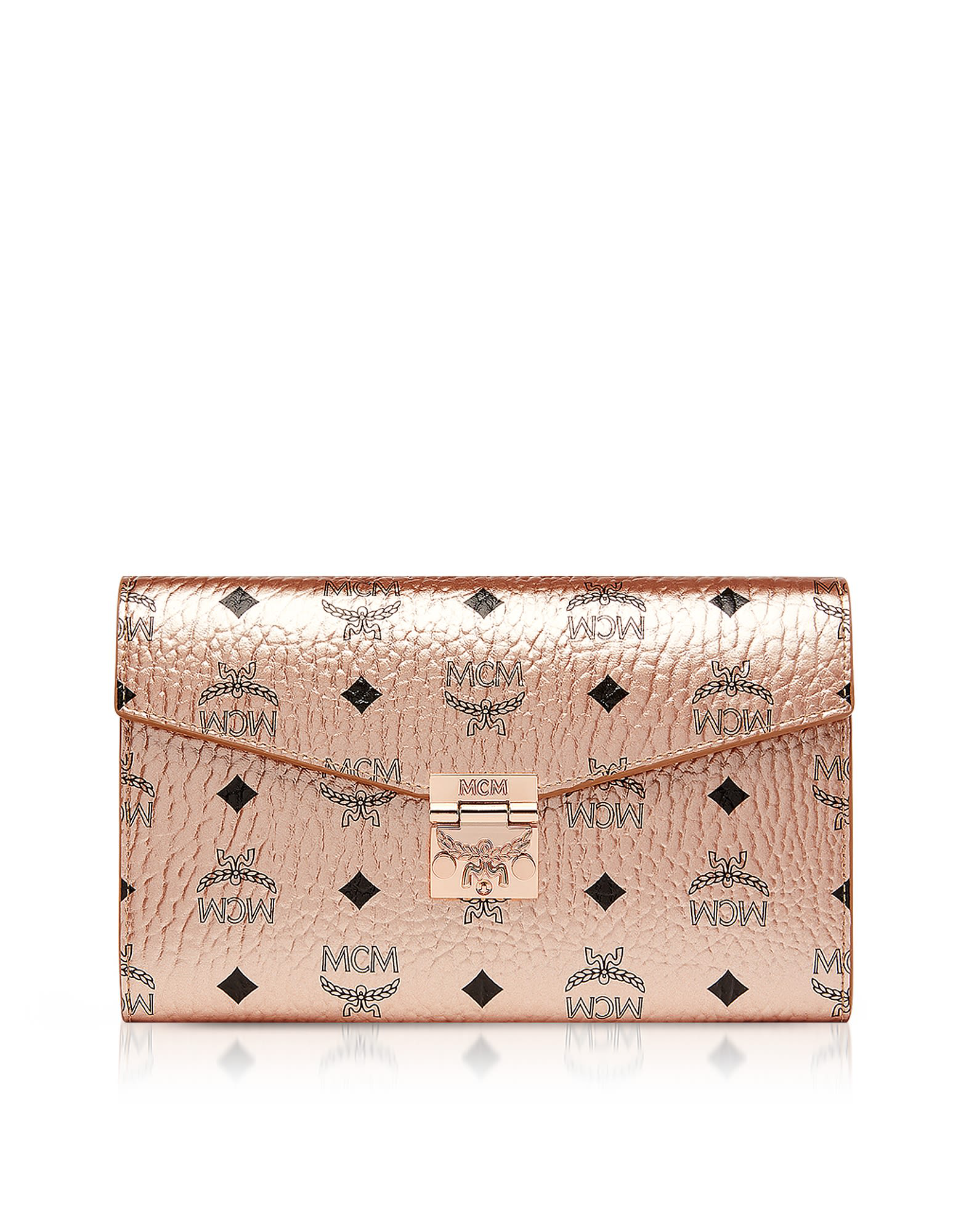 mcm rose gold bag