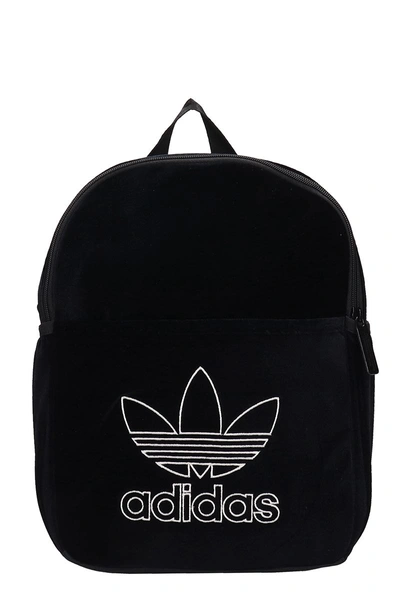 Adidas Originals Mini Classic Black Velvet Backpack | ModeSens