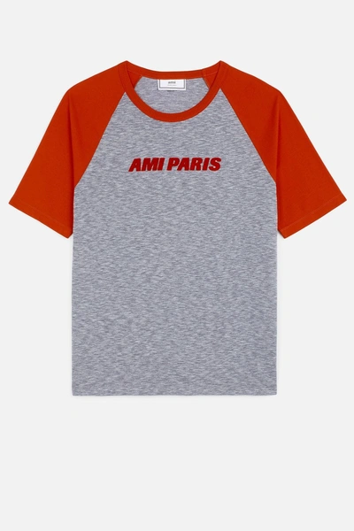 Shop Ami Alexandre Mattiussi T-shirt In Red