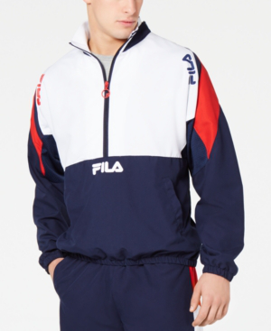 fila red white and blue windbreaker