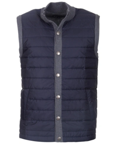 Shop Barbour Mens Classic Fit Snap-front Vest In Mid Grey