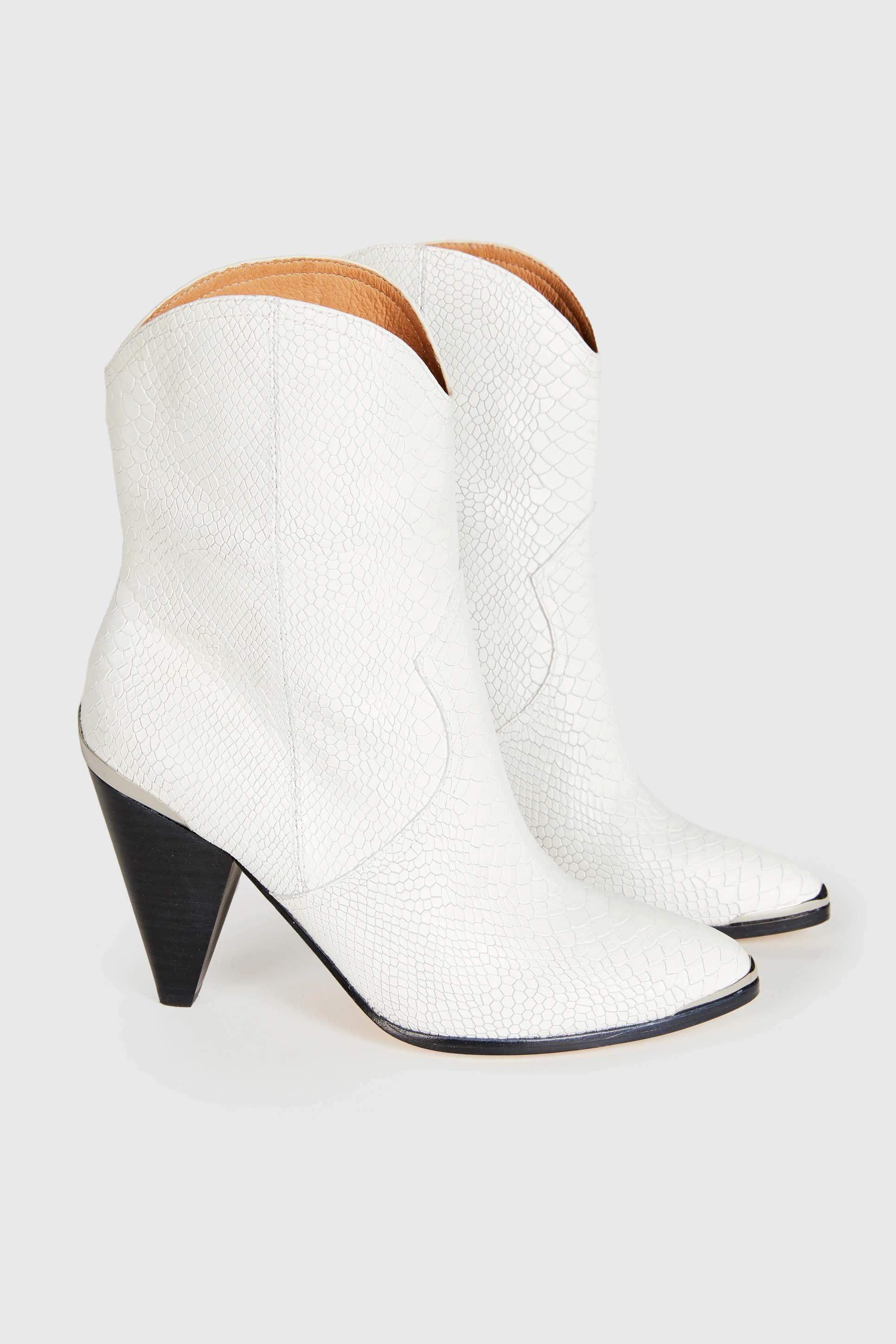 joie white boots