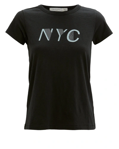 Shop Rag & Bone Nyc Black T-shirt
