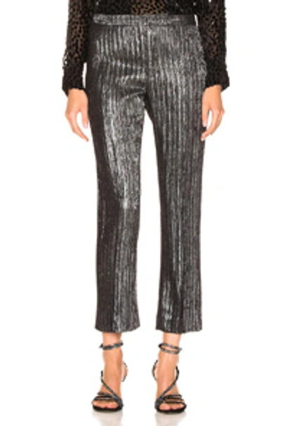 Shop Isabel Marant Denlo Pant In Metallic In Silver