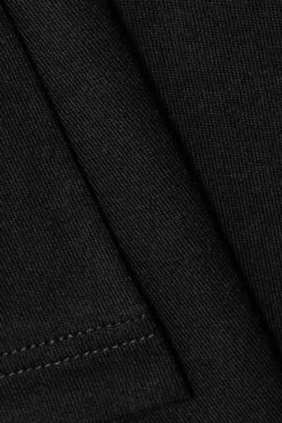Shop Handvaerk Pima Cotton-jersey T-shirt In Black