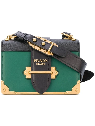 Shop Prada Box Bag - Green