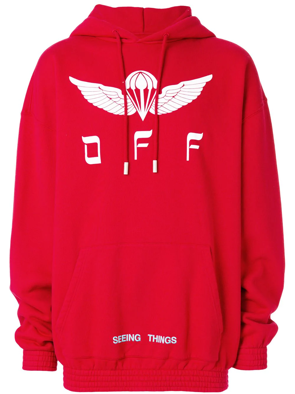 Off-white Seeing Hoodie - Red |