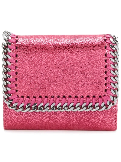 Shop Stella Mccartney Falabella Wallet - Pink