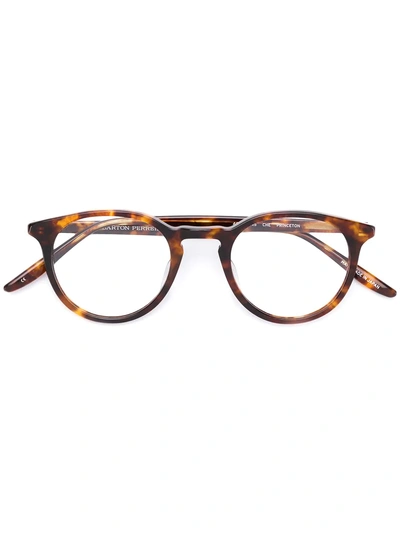 Shop Barton Perreira Princeton Glasses In Brown