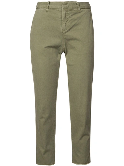 Shop Nili Lotan Cropped Trousers - Green