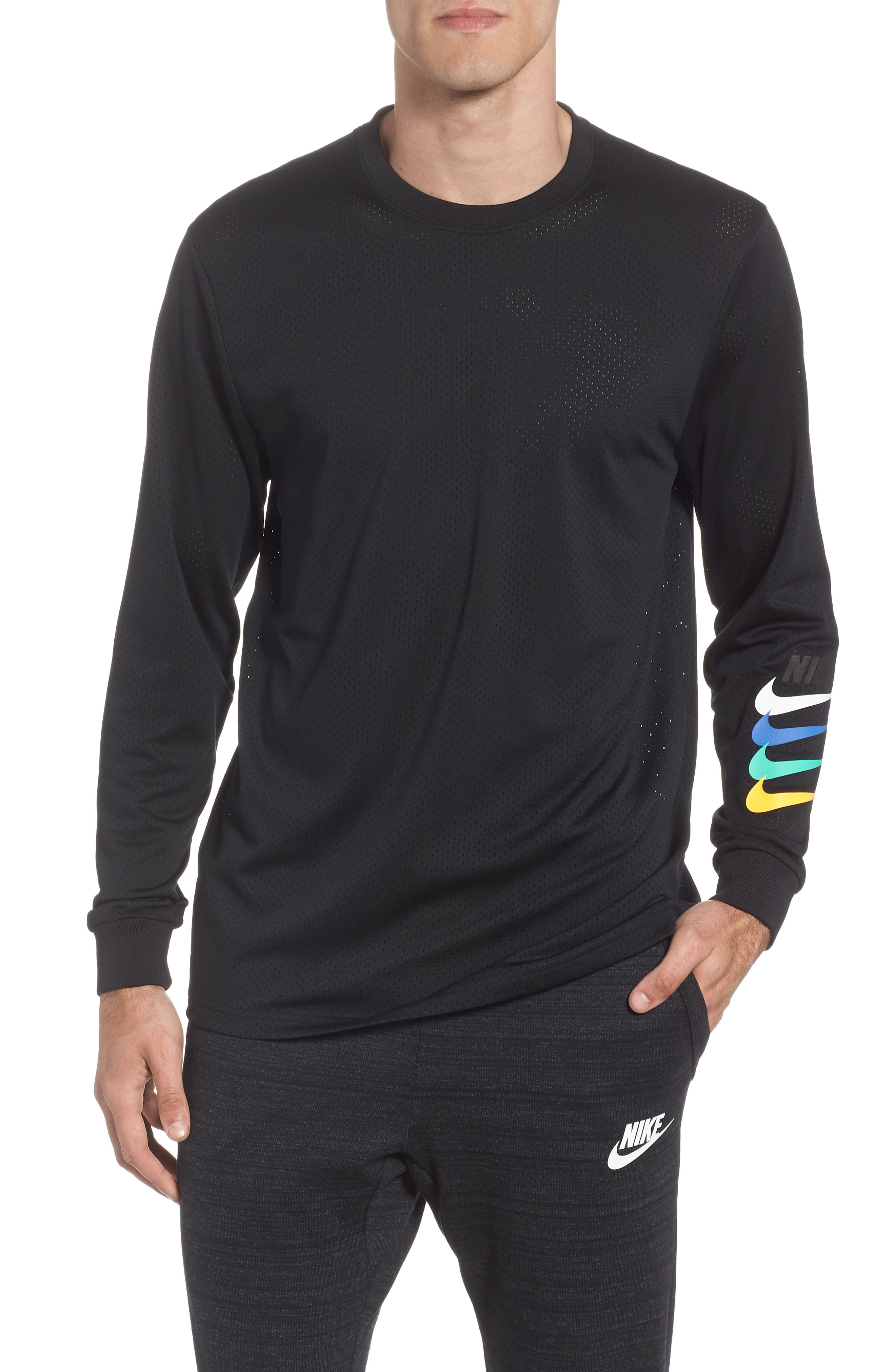 nike sb mesh long sleeve