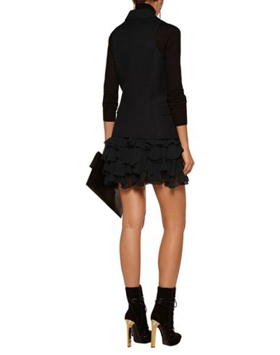 Shop Balmain Mini Skirt In Black