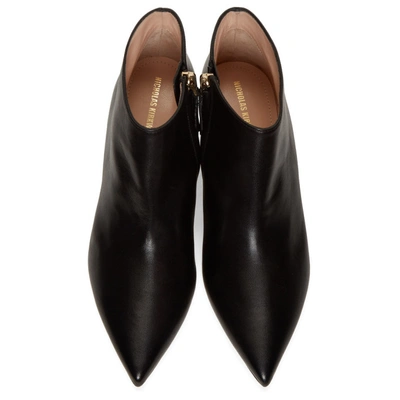 Shop Nicholas Kirkwood Black Mira Pearl Boots In N99 Black