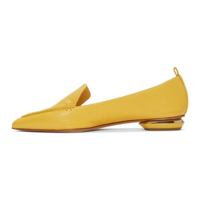 Shop Nicholas Kirkwood Yellow Beya Loafers In Y17 Yellow