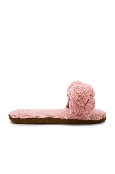 Shop Ariana Bohling Thick Braid Slipper In Pink