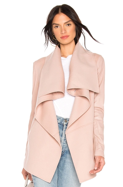 Shop Mackage Vane Wool Coat In Petal