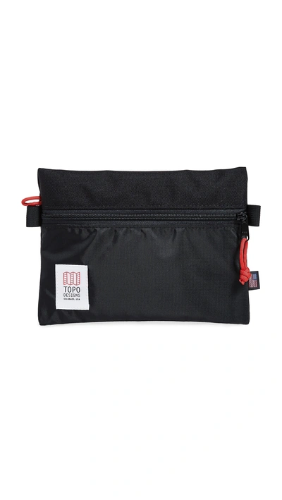 Shop Topo Designs Medium Accessory Bag In Black