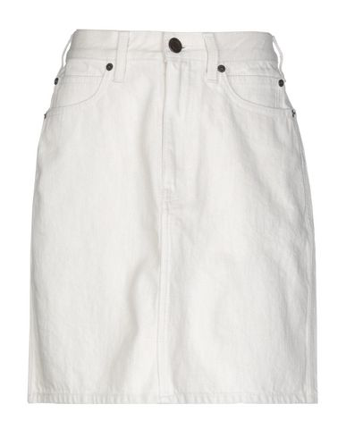 Calvin Klein 205w39nyc Denim Skirt In Ivory | ModeSens
