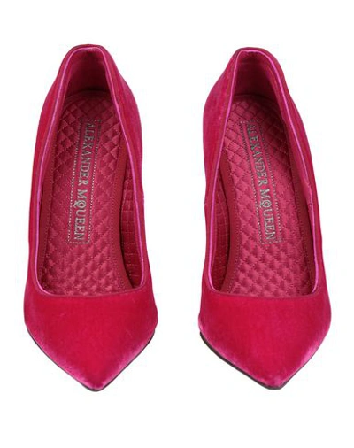 Shop Alexander Mcqueen Pump In Fuchsia