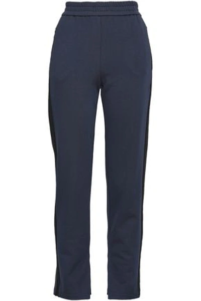 Shop A.l.c . Woman Cav Striped French Terry Track Pants Navy